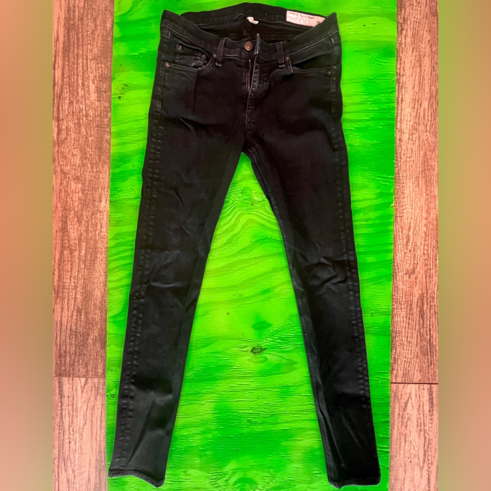 rag & bone Women's Black Skinny Jeans